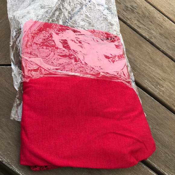 Long Lace Trim Cardigan - Only Pink Left! - Picture 4 of 4